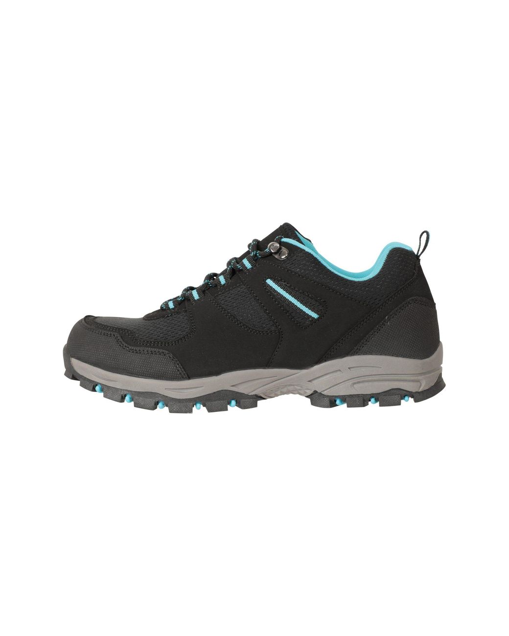 Mountain Warehouse Black Mcleod Walking Shoes Lightweight Warm Trainers