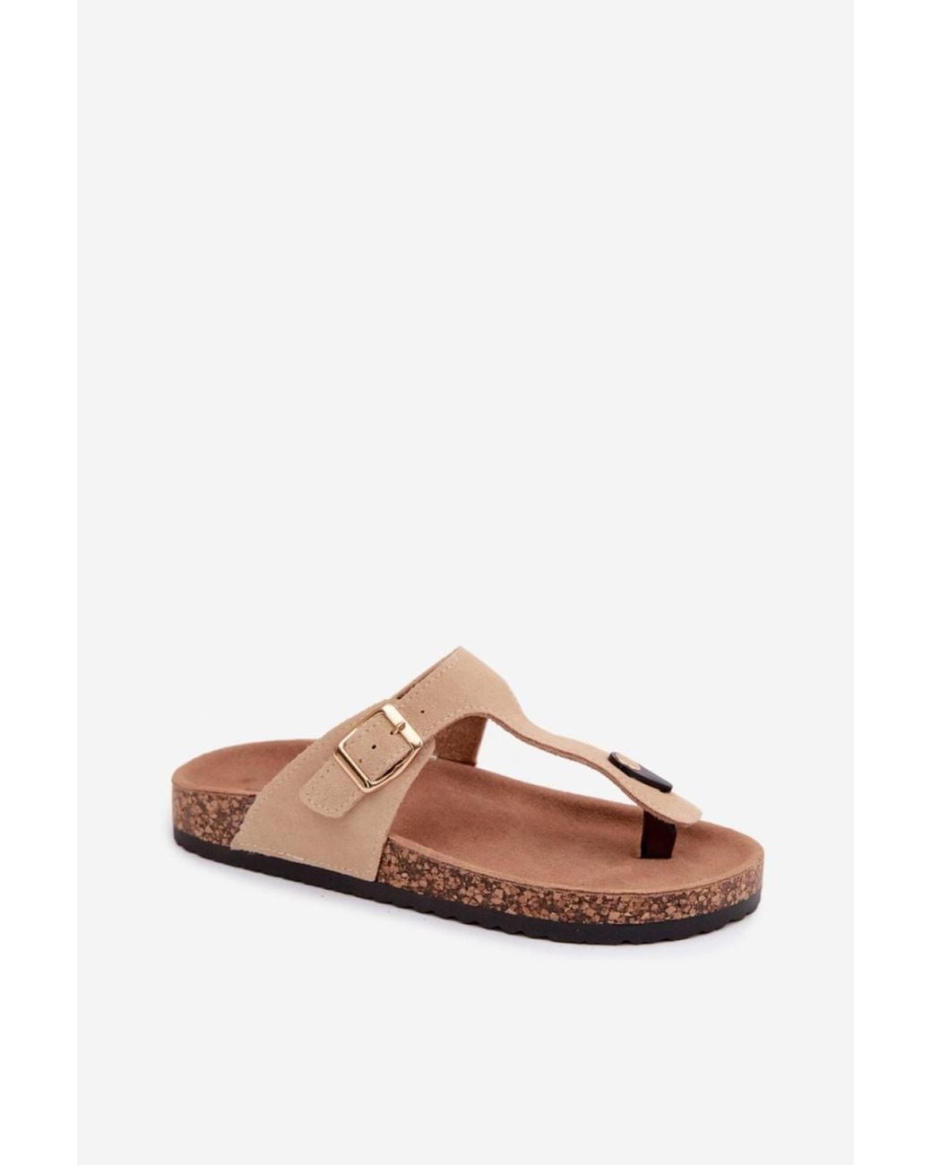 Love Lace Brown Summer Platform Suede Flip-Flops