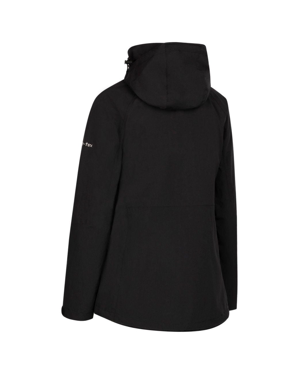 Trespass Black Tilbury Tp75 Waterproof Jacket