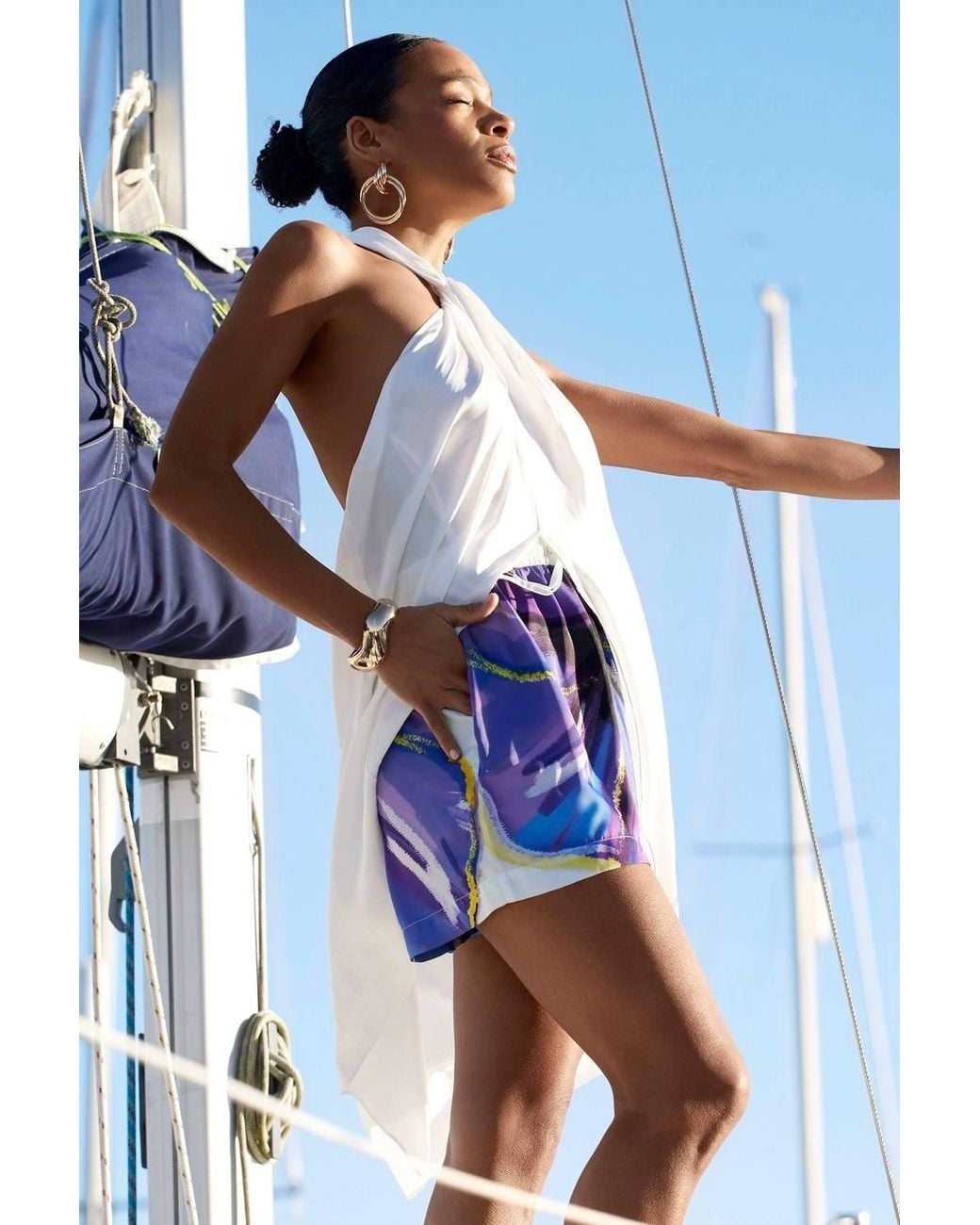 Zafur official White Amalfi Over Dress