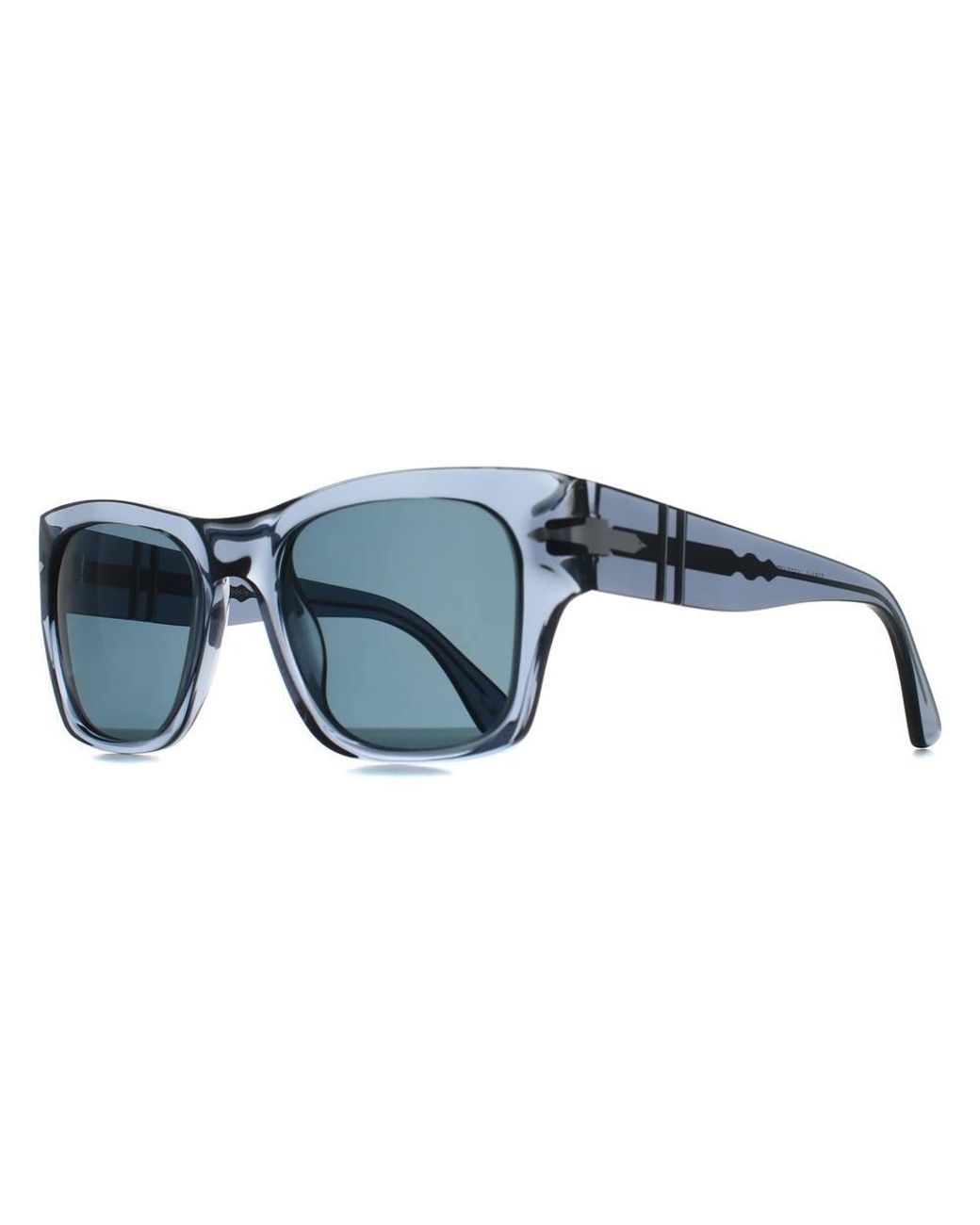 Persol Blue Square Transparent Ocean Dark Polarized Po3384S