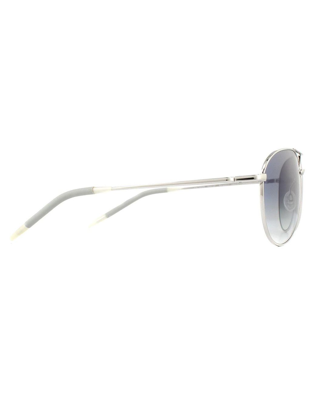 Oliver Peoples Blue Aviator Chrome Sapphire Vfx Sunglasses for men