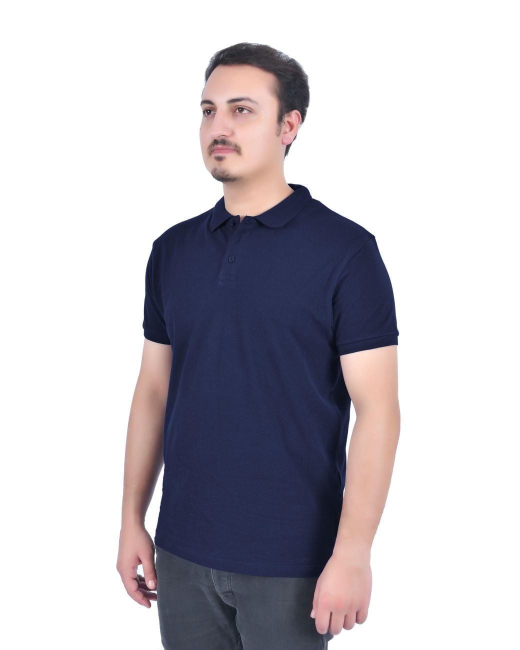 Smart Living Blue Classic Short Sleeve Polo Shirt for men