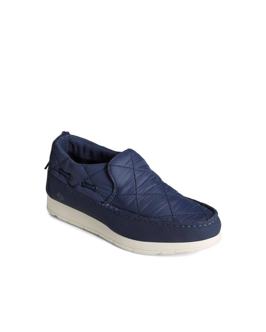 Sperry Top-Sider Blue 'Moc-Sider' Water-Resistant Suede Slip On Shoes