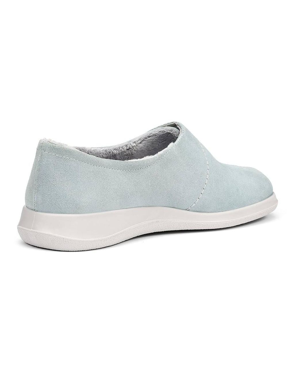 Hotter Gray 'Wrap' Slippers