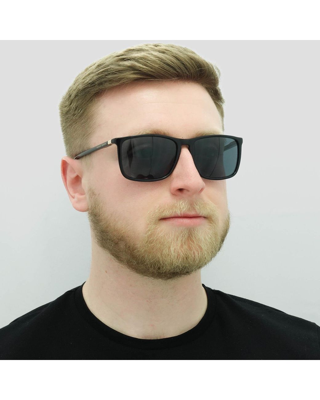 Boss Black Square Sunglasses for men