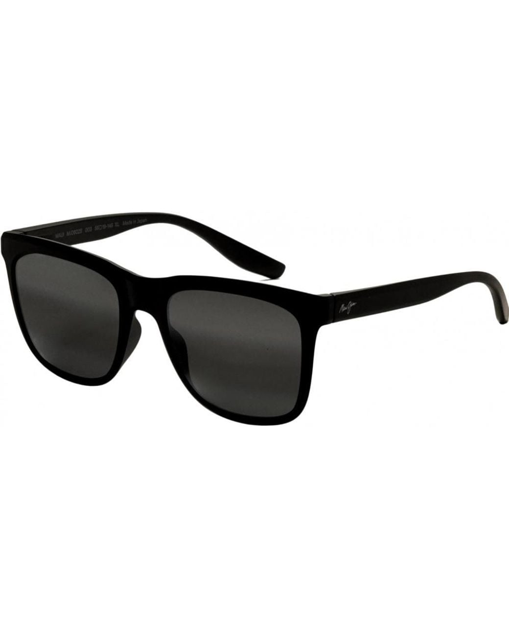Maui Jim Black Mj0602S-003 Pehu Square/Rectangle Sunglasses for men