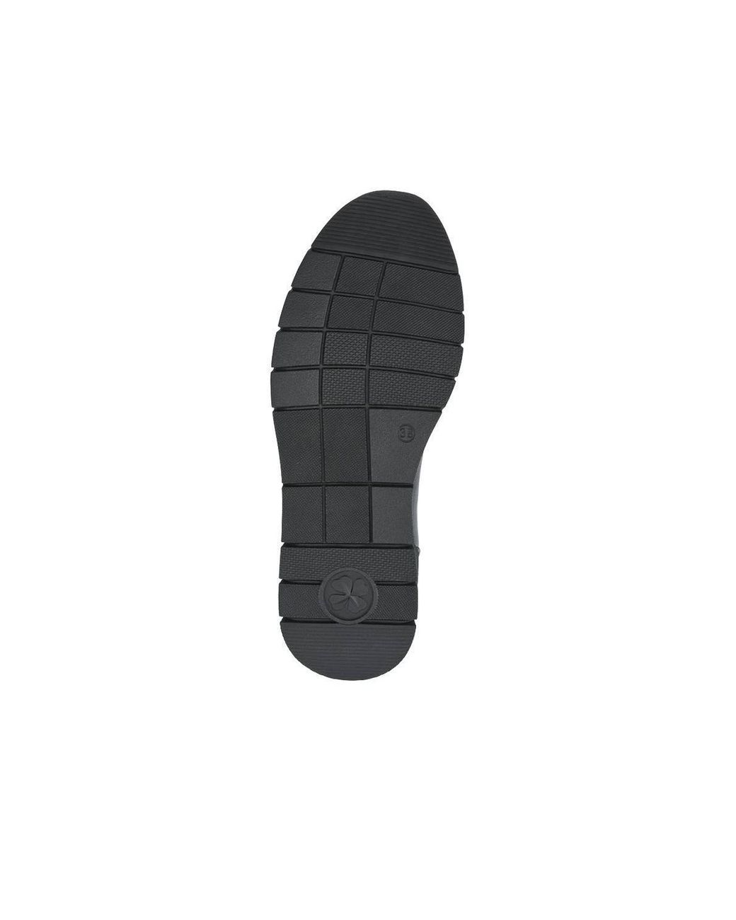 Pavers Black Heeled Leather Penny Loafers