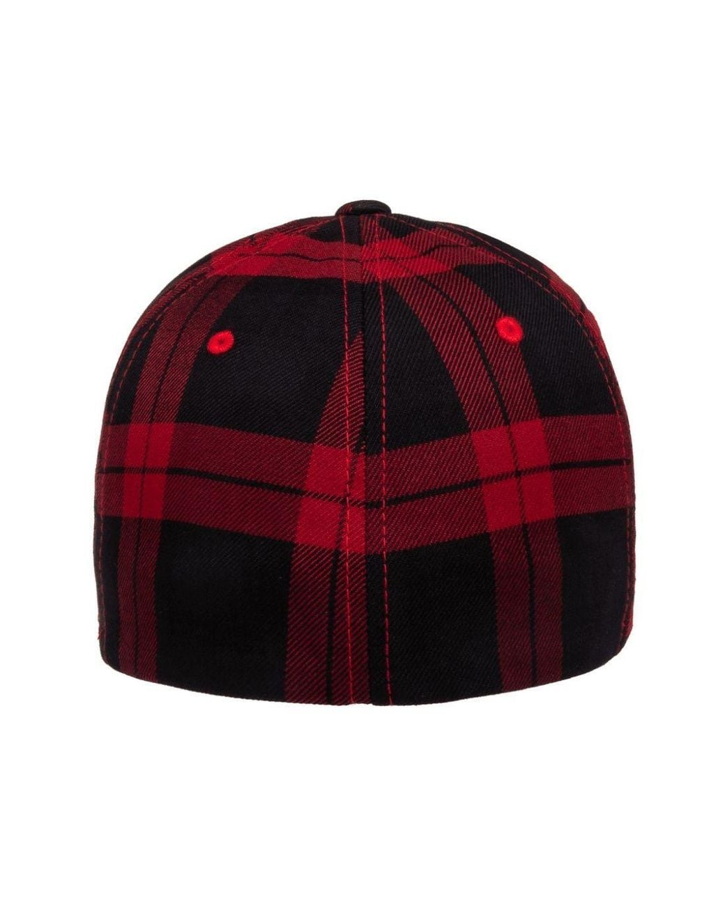 Flexfit Red Tartan Plaid Cap for men