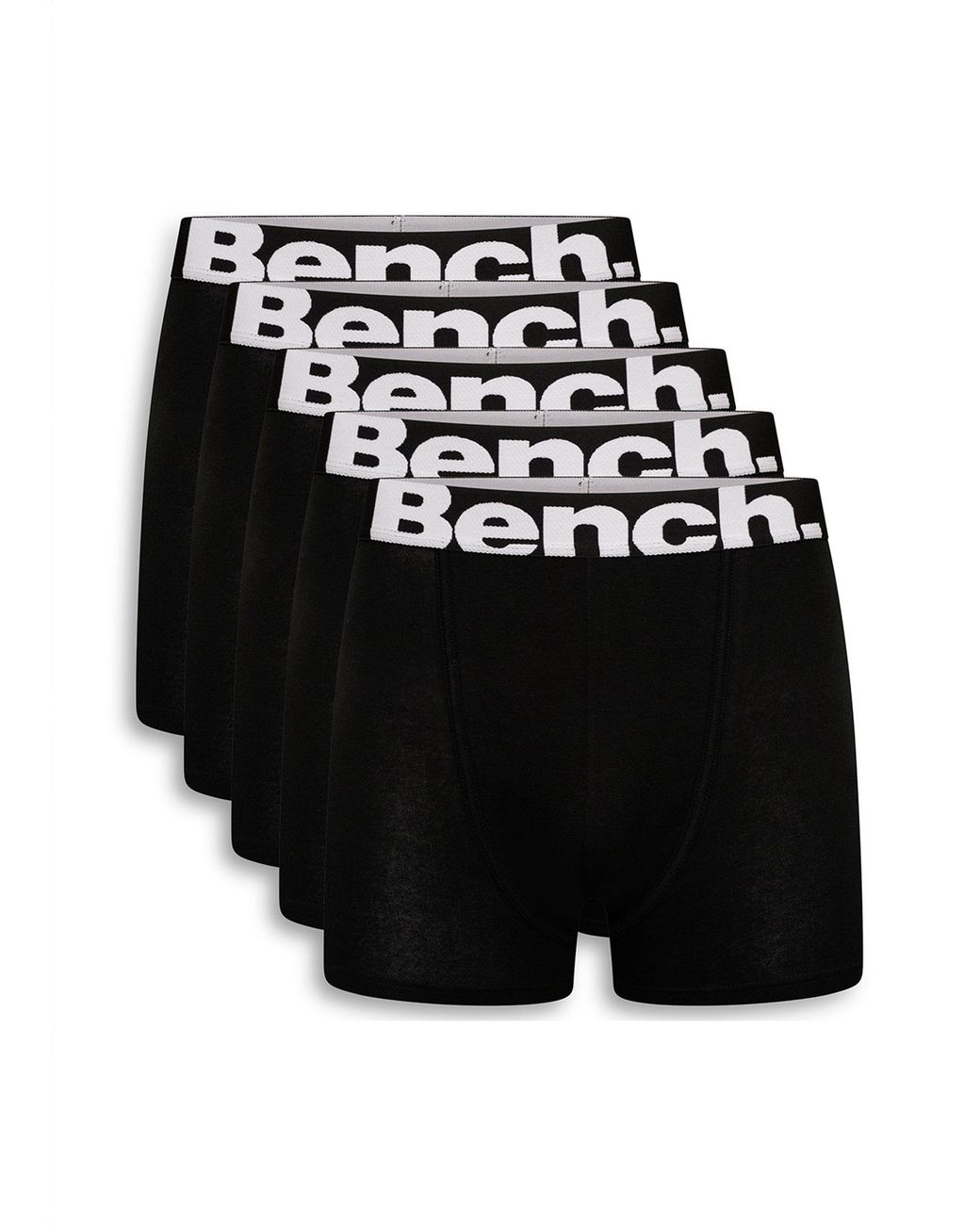 Bench Black 5 Pack 'Marco' Cotton Rich Boxers for men