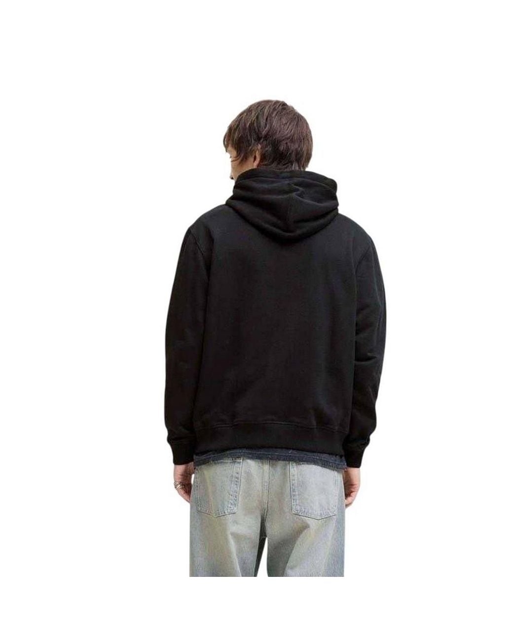 Jack & Jones Black Relaxed Fit Hoodie for men