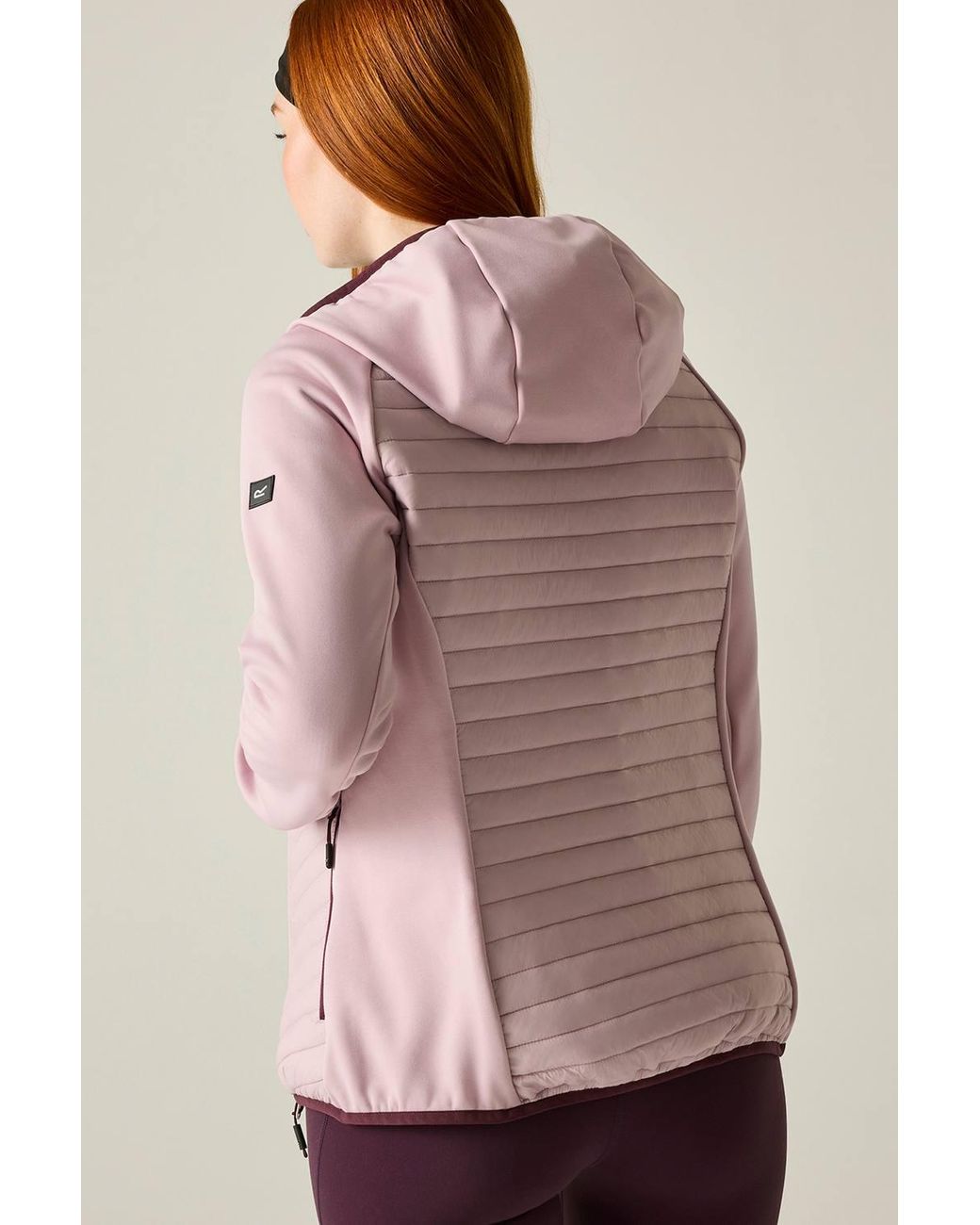Regatta Pink Andreson Stretch Water-Repellent Hybrid Quilted Jacket