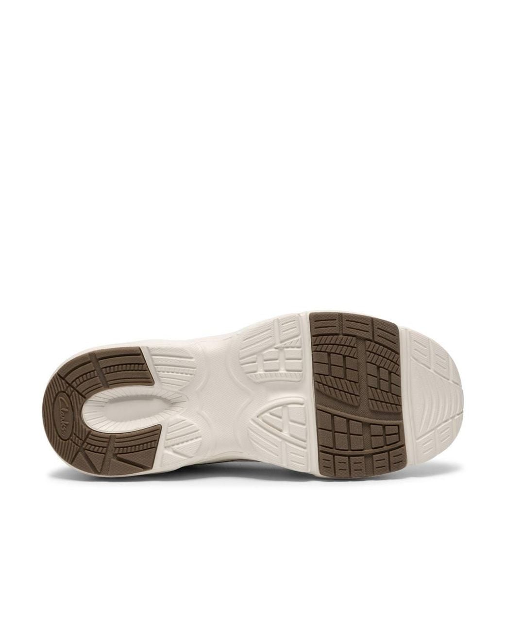 Clarks White Craftonpark O Off- Combination Trainers