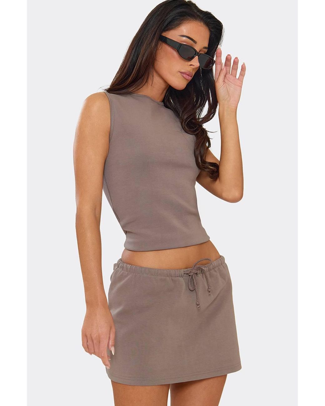 EGO Gray Mini Skirt