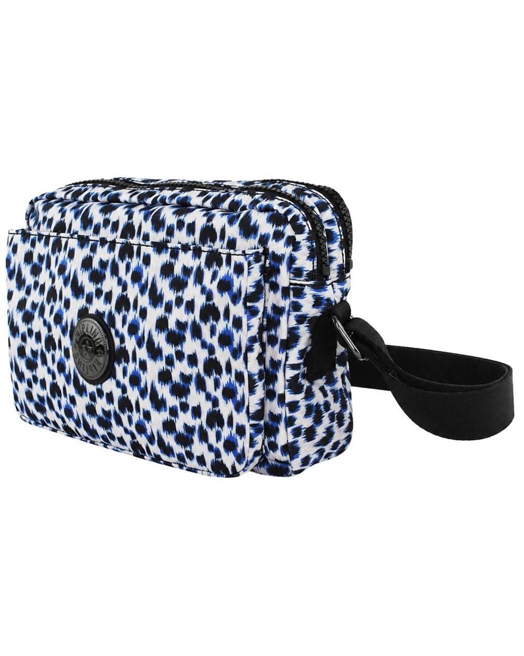 Kipling Blue Curious Leopard Abanu Crossbody Bag