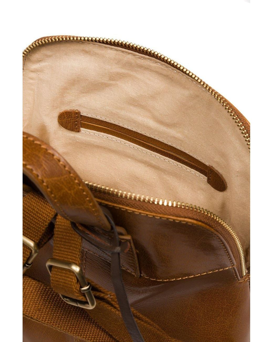Conkca Blue 'Kerrie' Leather Backpack