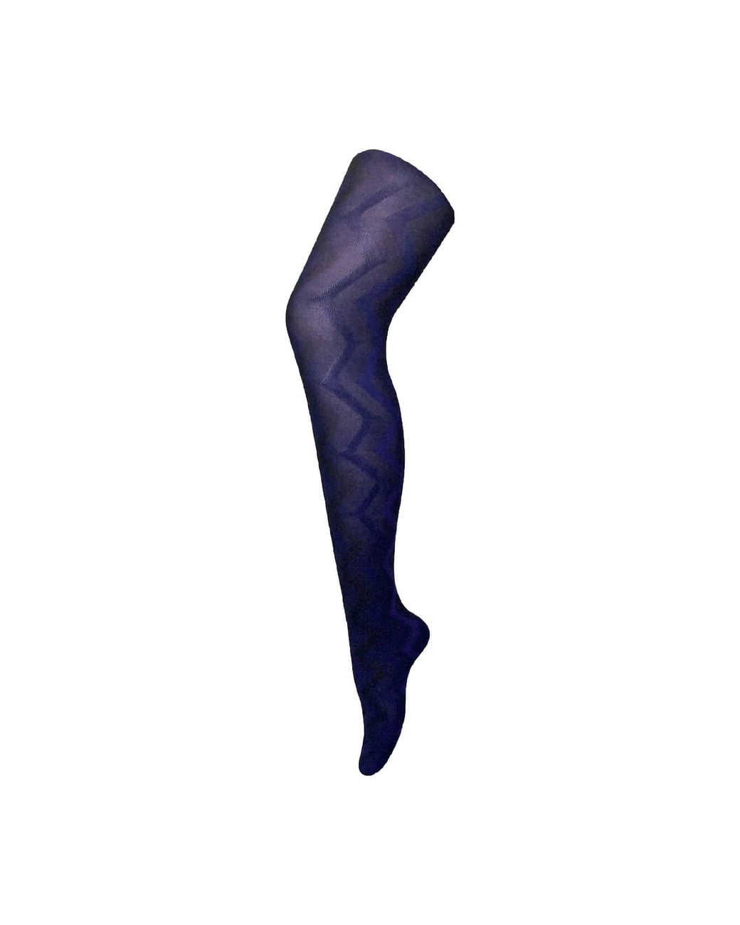 Sock Snob Blue 1 Pack Coloured 80 Denier Opaque Patterned Soft Tights