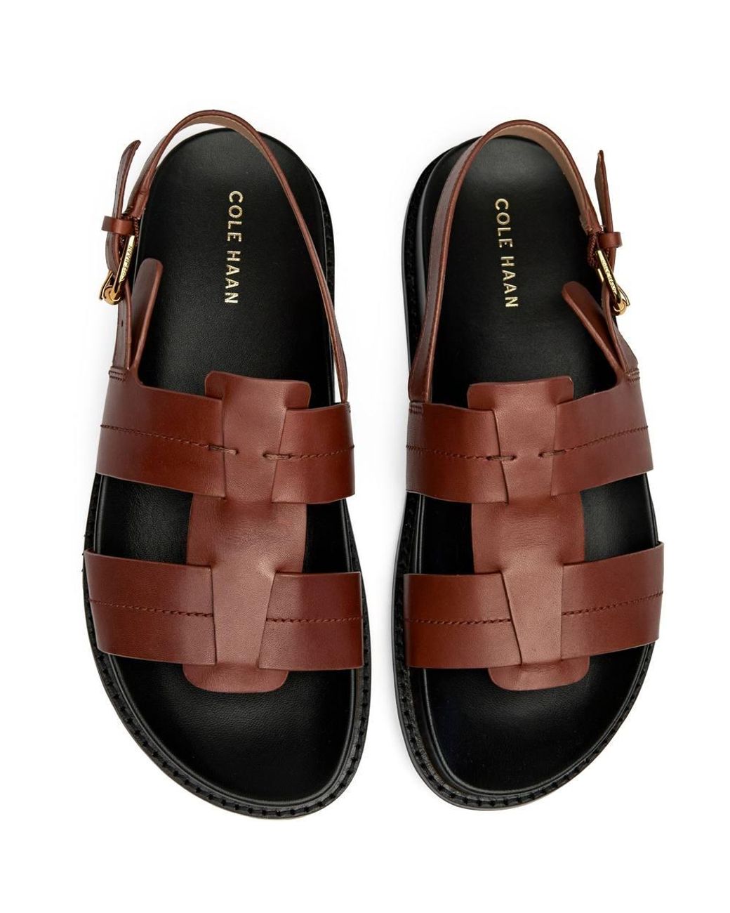 Cole Haan Brown Marlee Fisherman Sandals