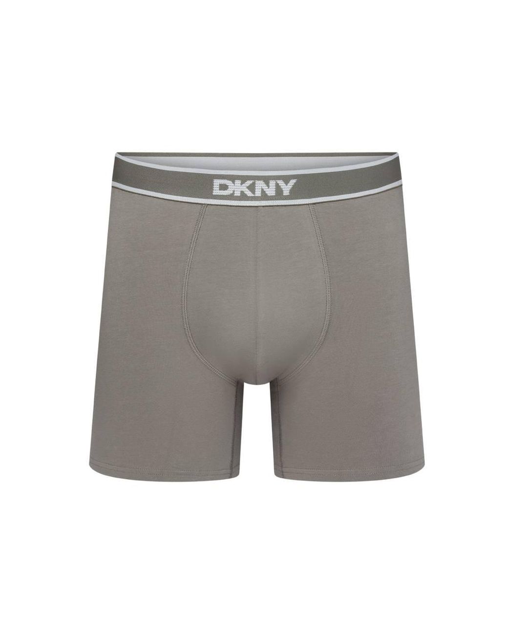 DKNY Gray 3 Pack Novato Medium Length Trunks for men