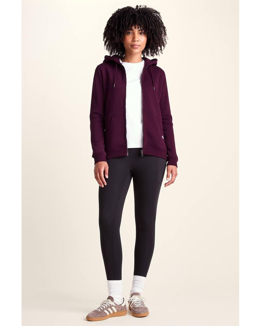 TOG24 Purple 'Mia' Supersoft Zip Hoody