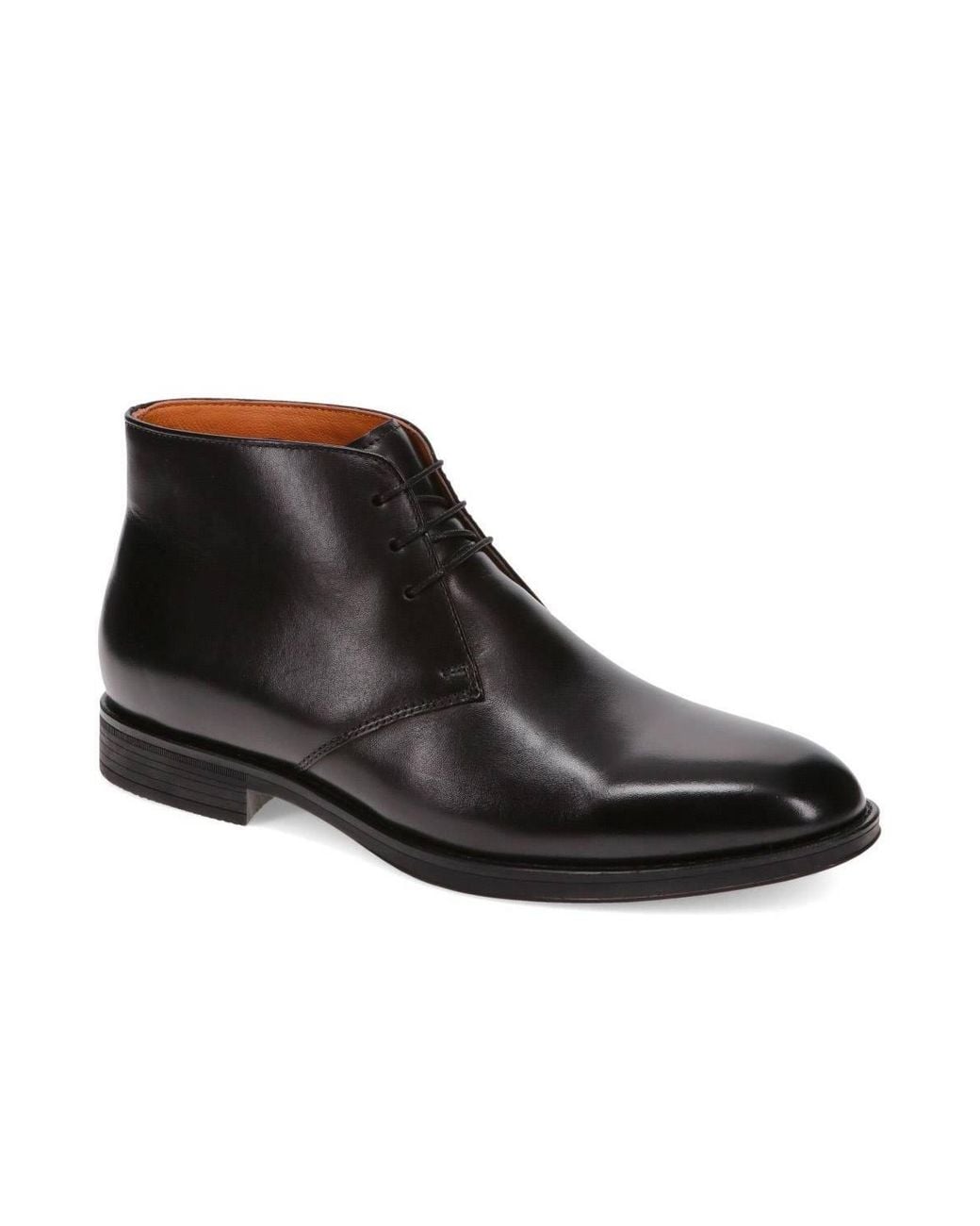 Jones Bootmaker Black Gordon Lace-Up Leather Boots for men