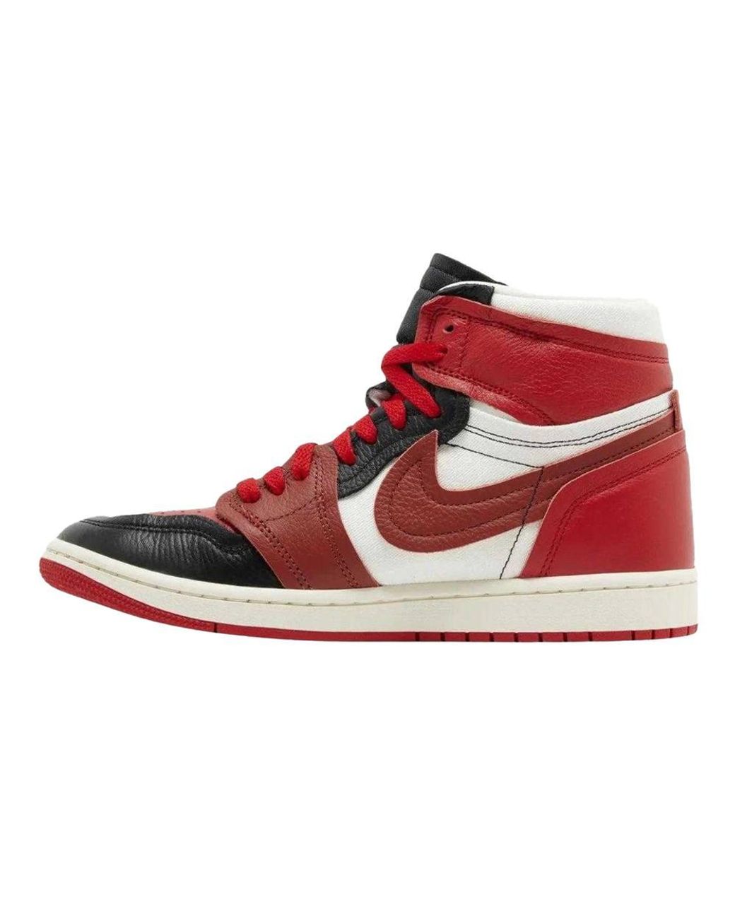 Nike Red Air Jordan 1 Leather Trainers for men