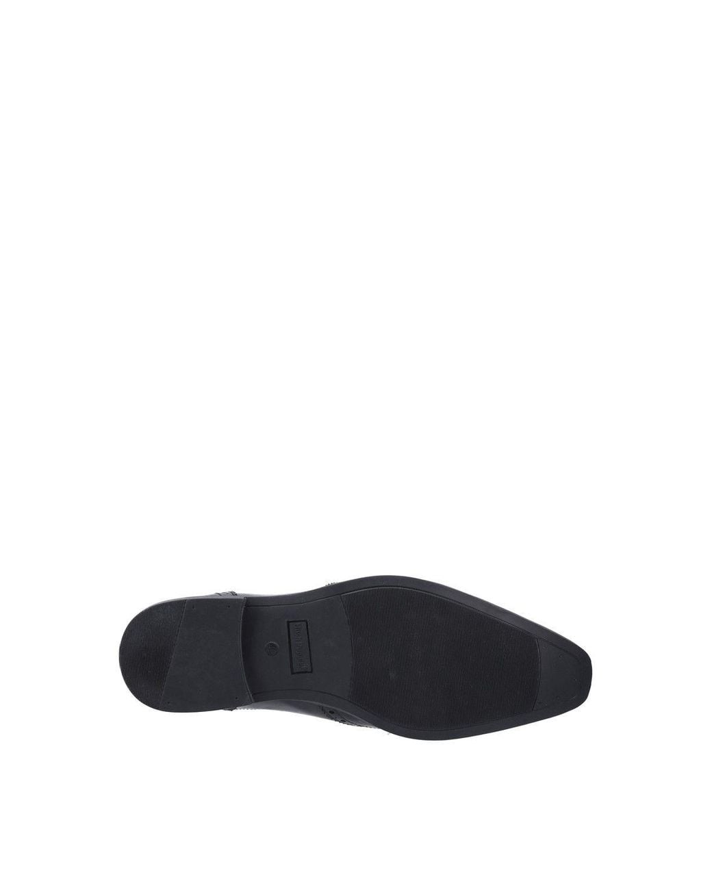 Hush Puppies Black Brace Brogue Shoe for men