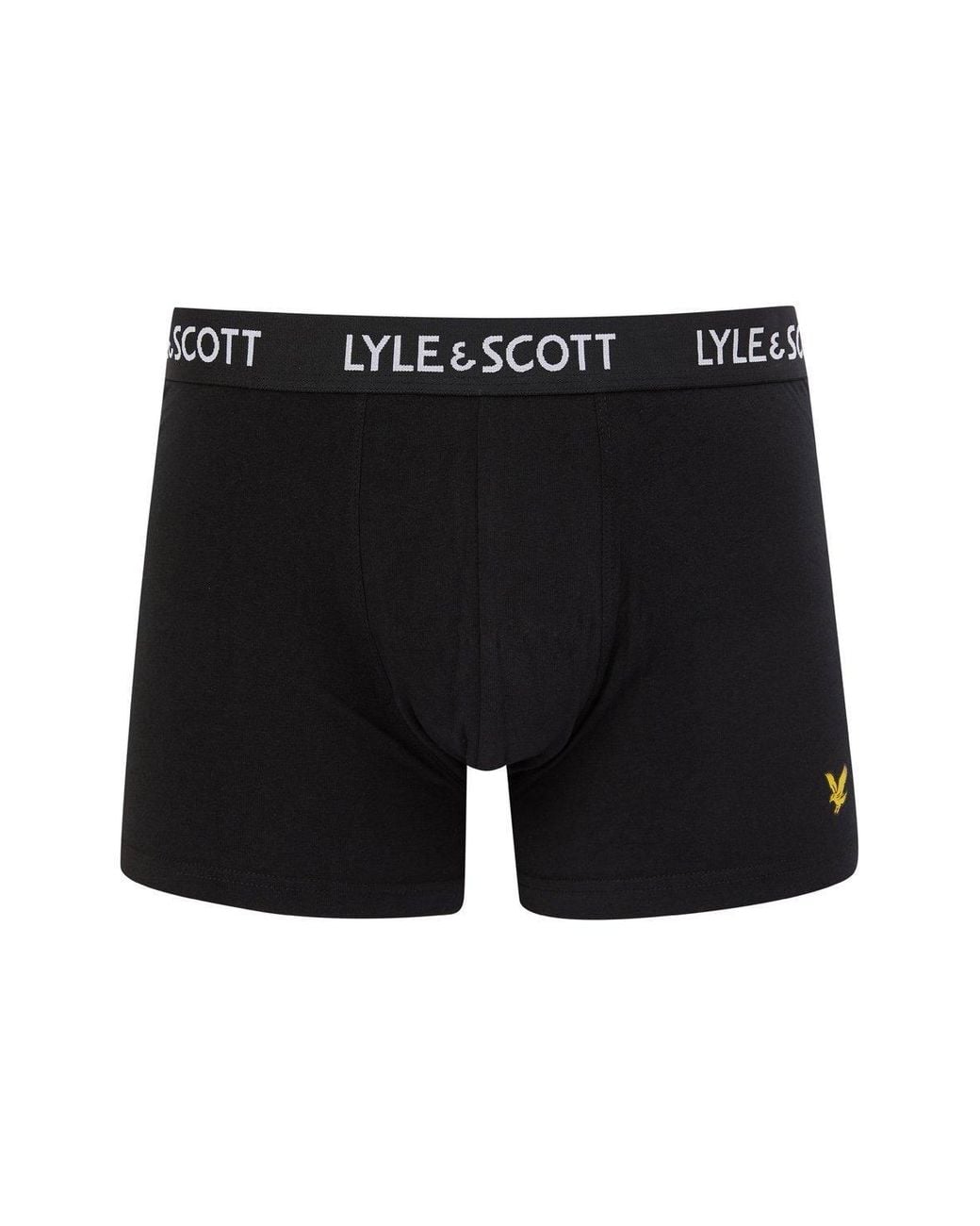 Lyle & Scott Black Miller 5 Pack Core Trunk for men