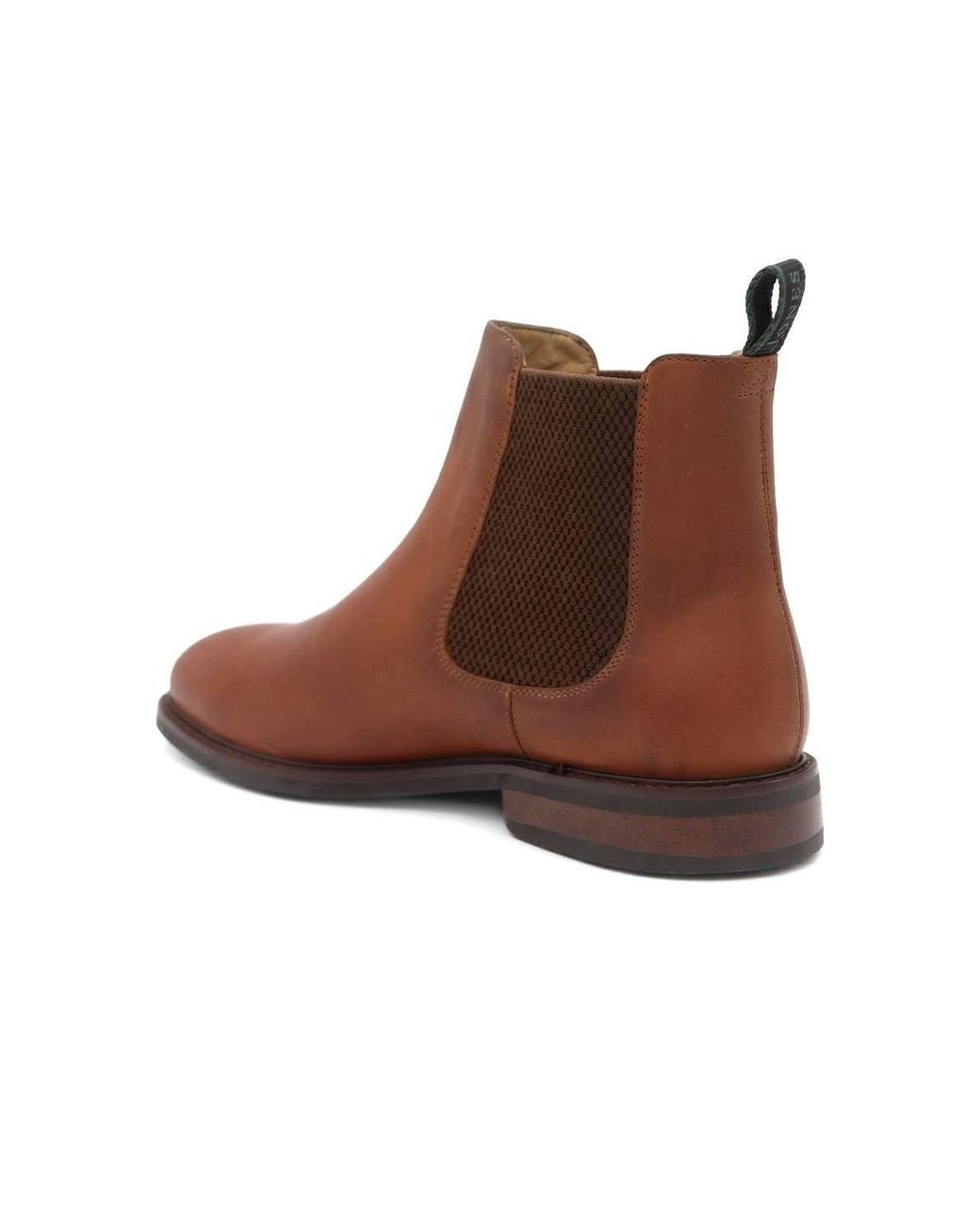 Jones Bootmaker Brown Debden Wide Fit Leather Chelsea Boots for men
