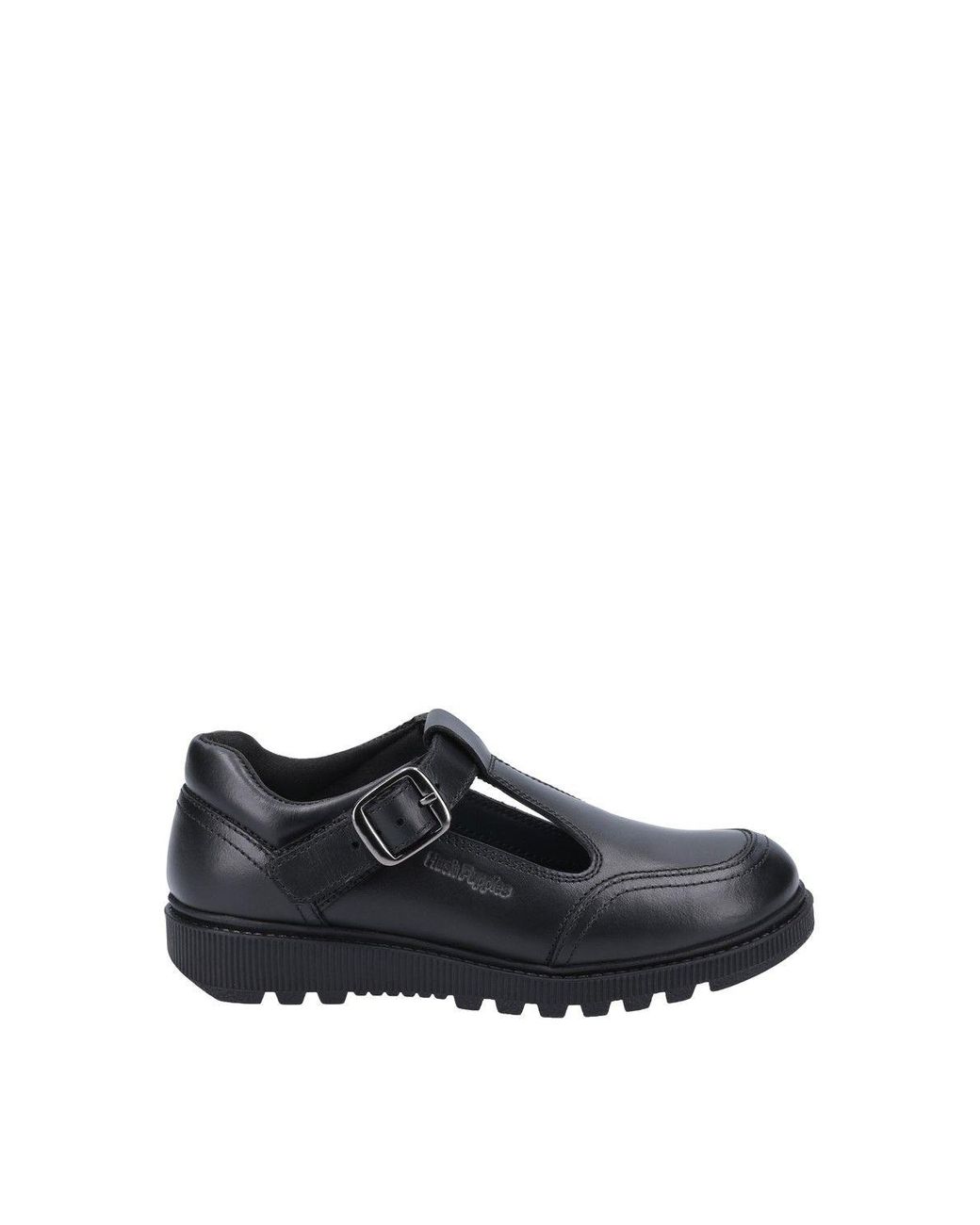 Hush Puppies Black Kerry Senior School Shoe