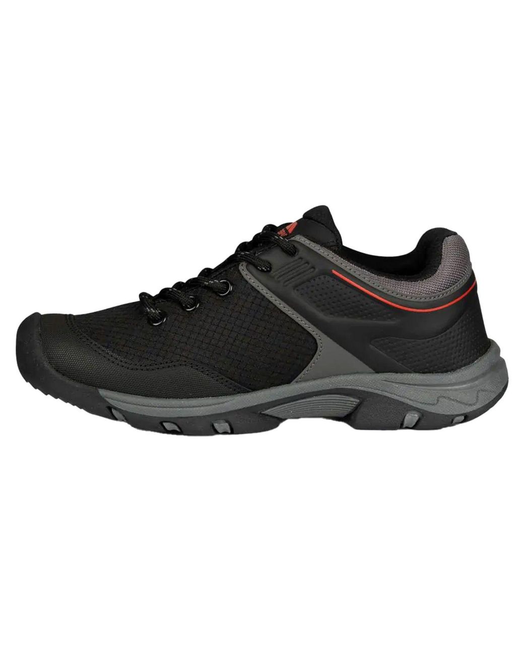 Trespass Black Bevin Waterproof Trainers
