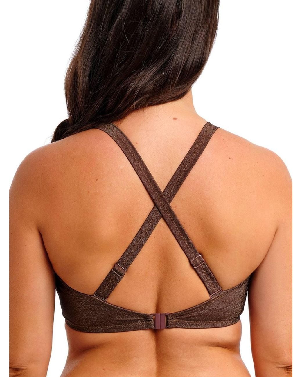 Fantasie Brown Sabana Plunge Bikini Top