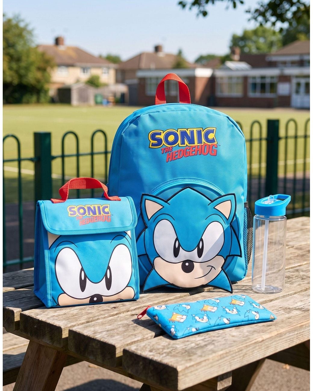 Sonic The Hedgehog 4 Piece Backpack Set in Blue | Lyst UK