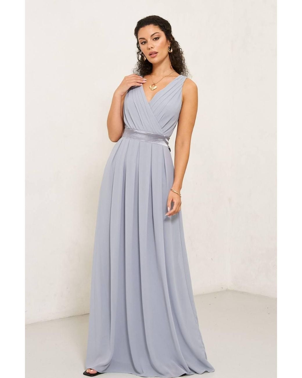 TFNC London Blue Kily Maxi Dress