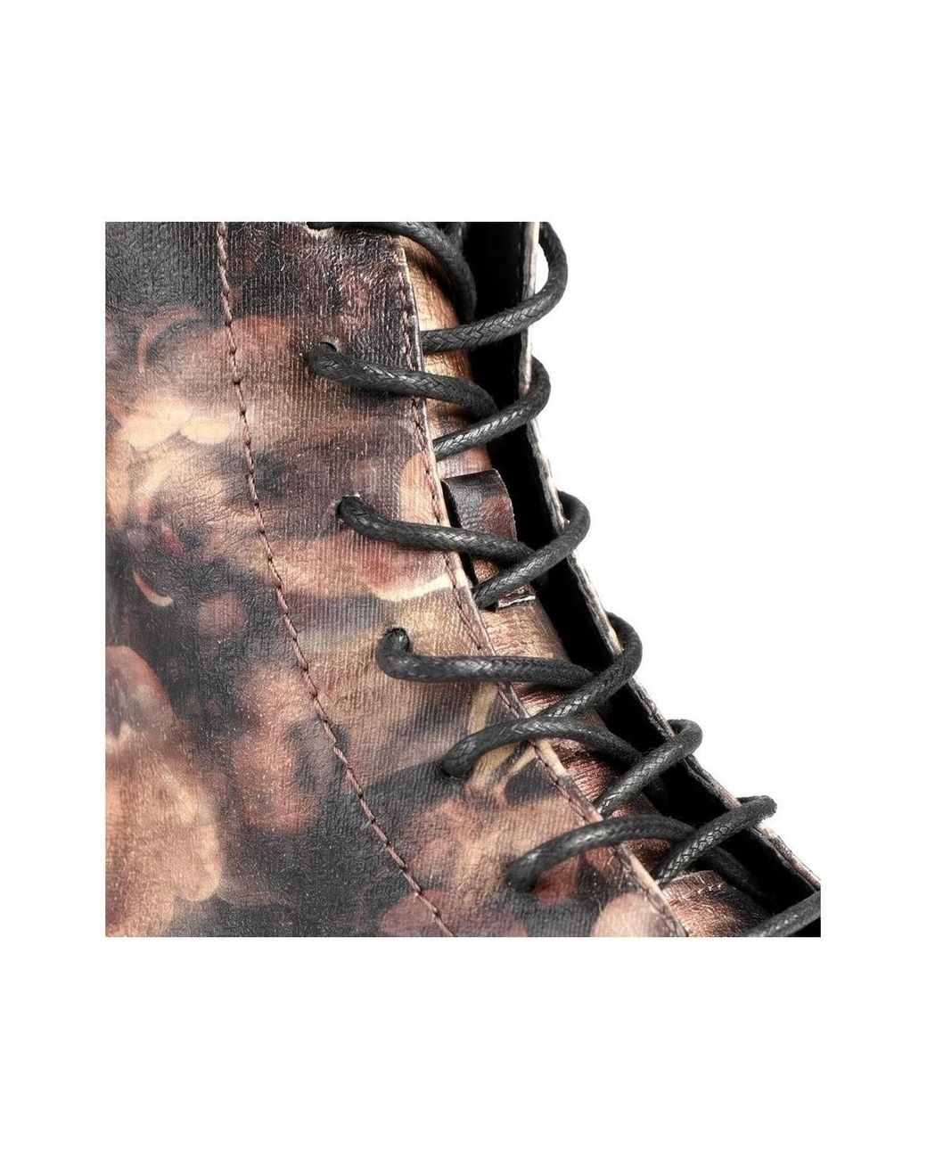 Pavers Brown Lace-Up Block-Heeled Boots