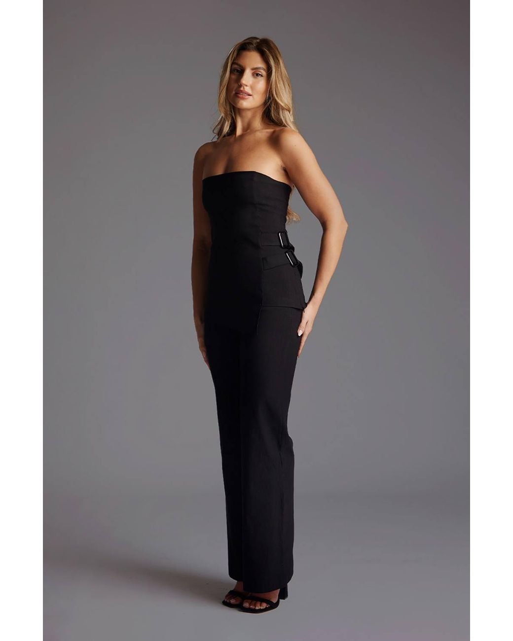 Vesper Gray Wide Leg Trousers