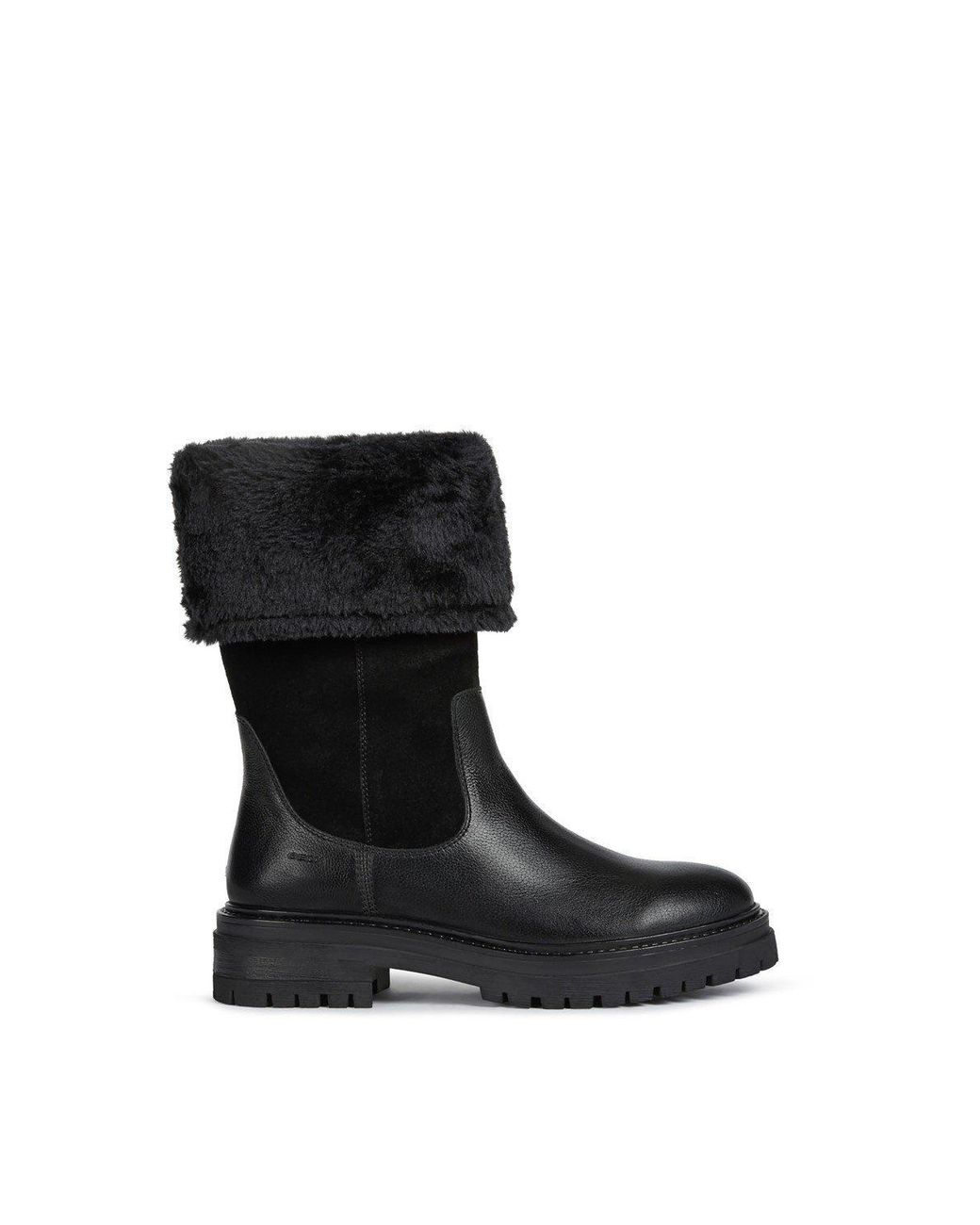 Geox Black D Iridea M Boots