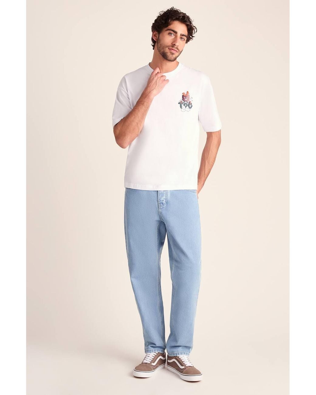 TOG24 White 'Negroni' 100% Cotton Supersoft Hattie Clark T-Shirt for men
