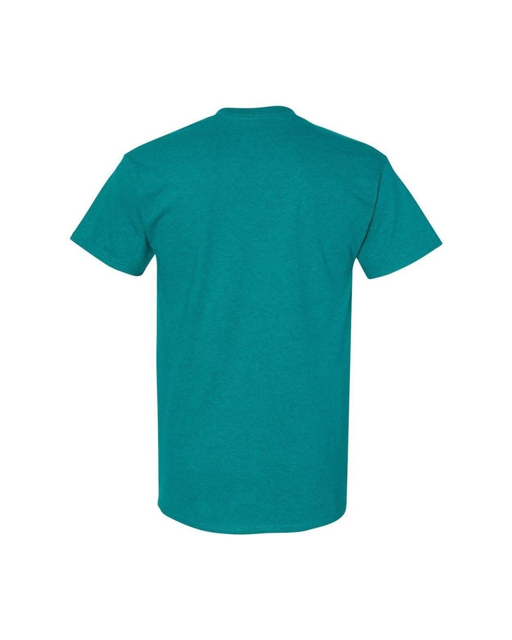 Gildan Blue Heavy Cotton Short Sleeve T-Shirt for men