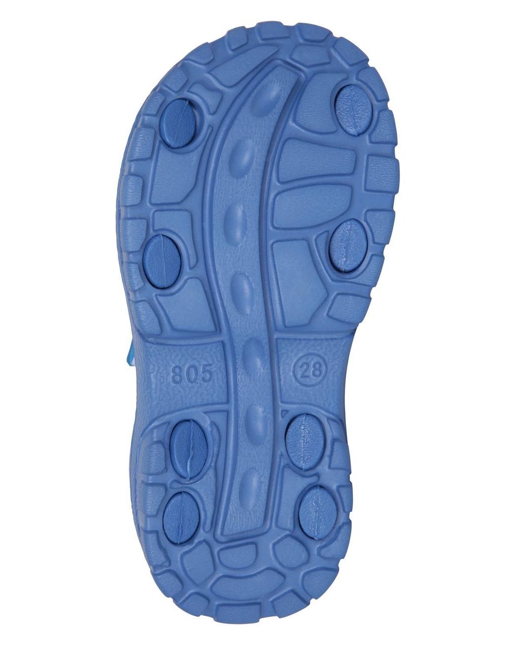 Mountain Warehouse Blue 'Sand' Soft Lined Cushioned Lightweight Open Toe Touch Strap Sandals