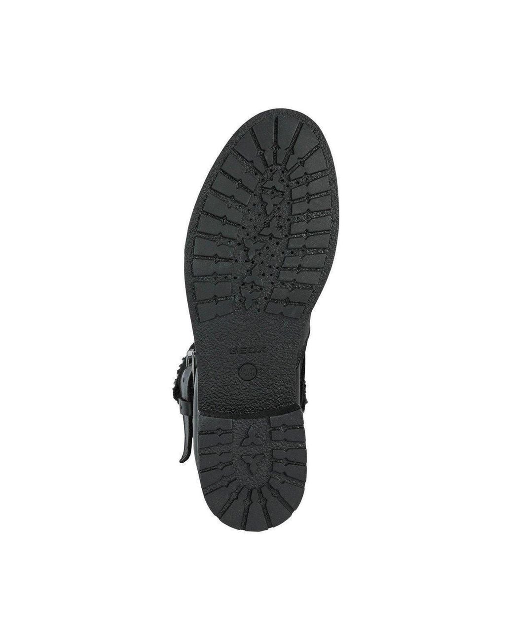 Geox Black 'D Rawelle B' Abx A Leather Ankle Boots