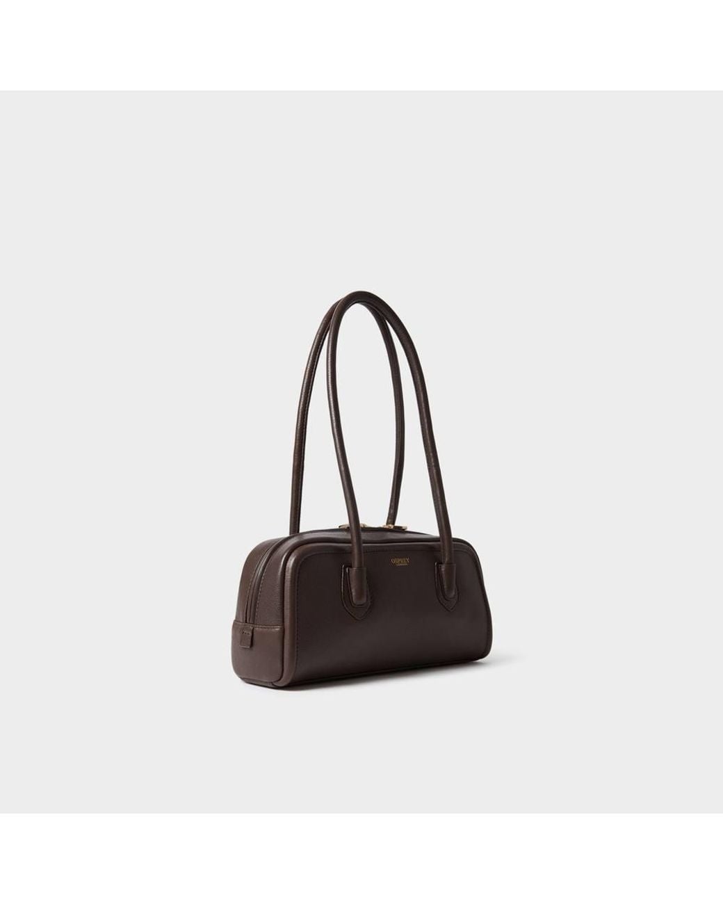 Osprey Green The Angel East West Leather Shoulder Bag