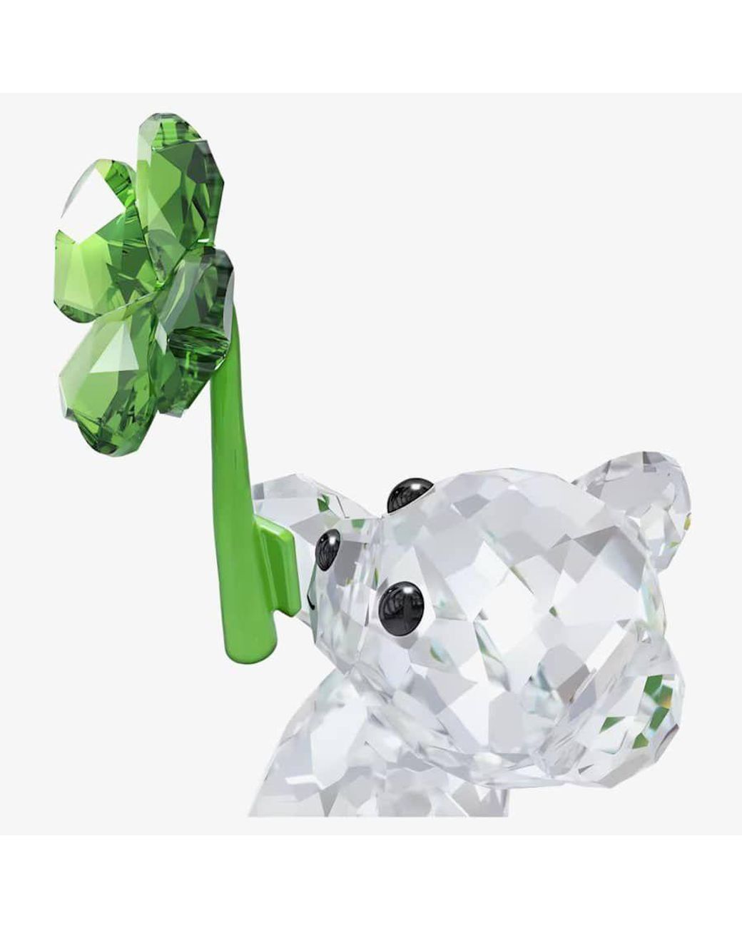 Swarovski Green Kris Bear Lucky Charm Figurine 5557537