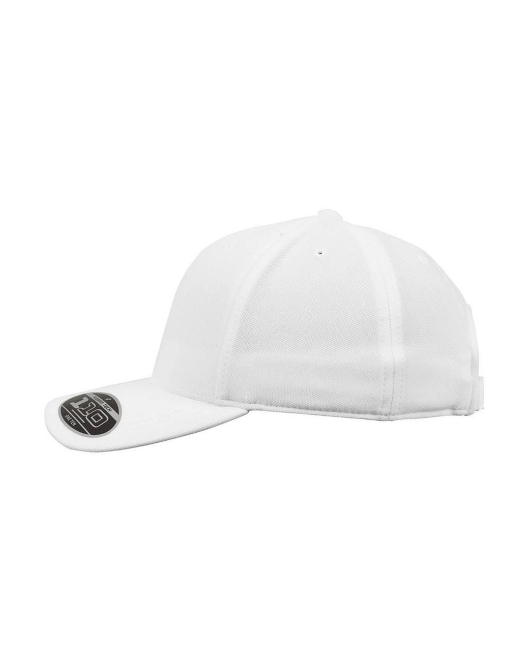 Flexfit White 110 Cool & Dry Mini Pique Cap for men