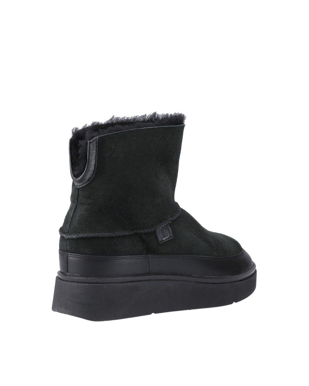 Fitflop Black Gen-Ff Mini Double-Faced Boots