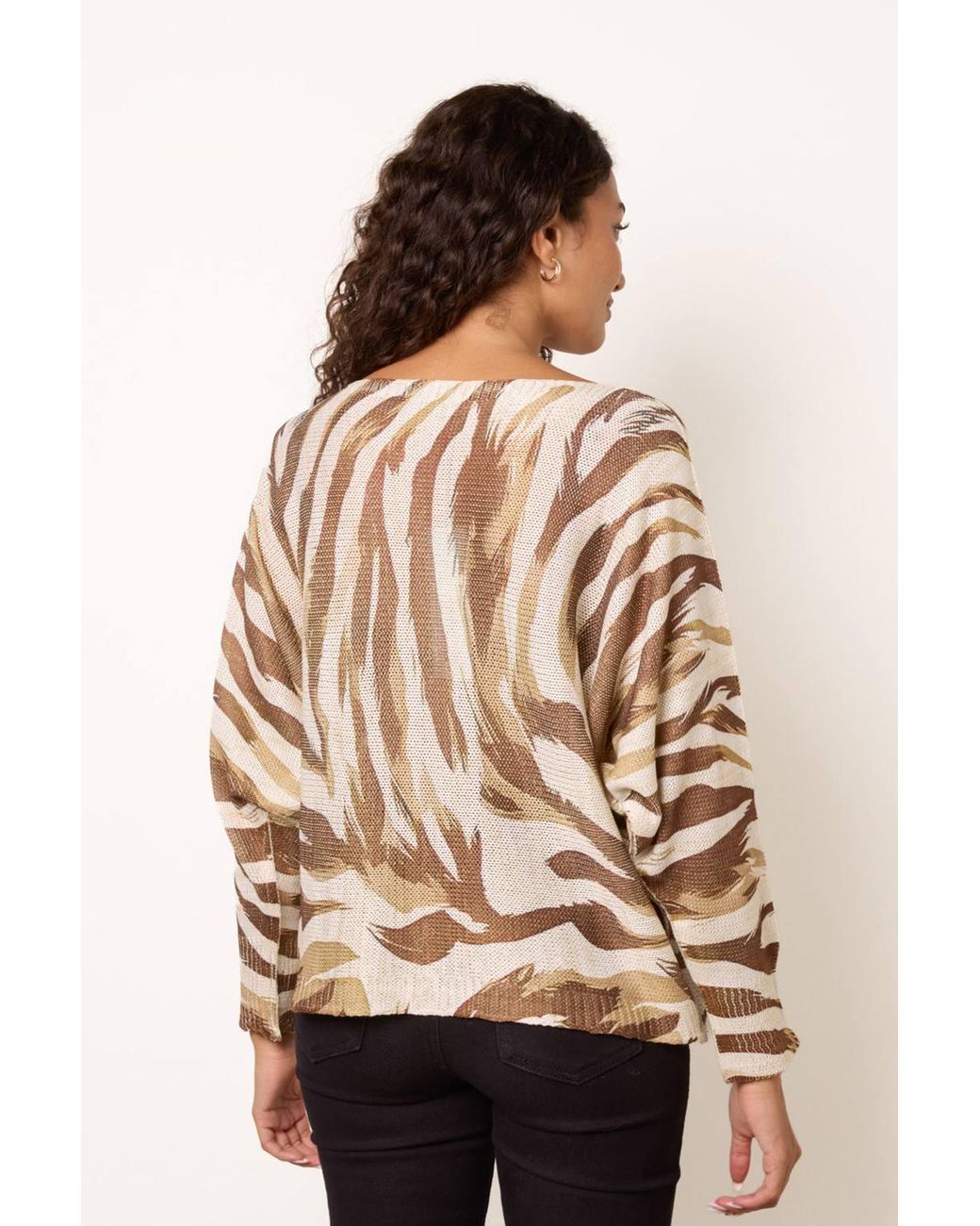 Blue Vanilla Natural Long Sleeve Round Neck Jumper