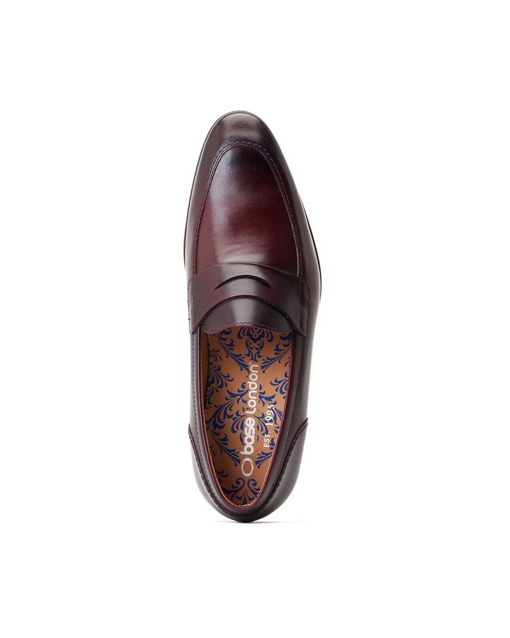 Base London Brown Bruno Penny Loafer for men