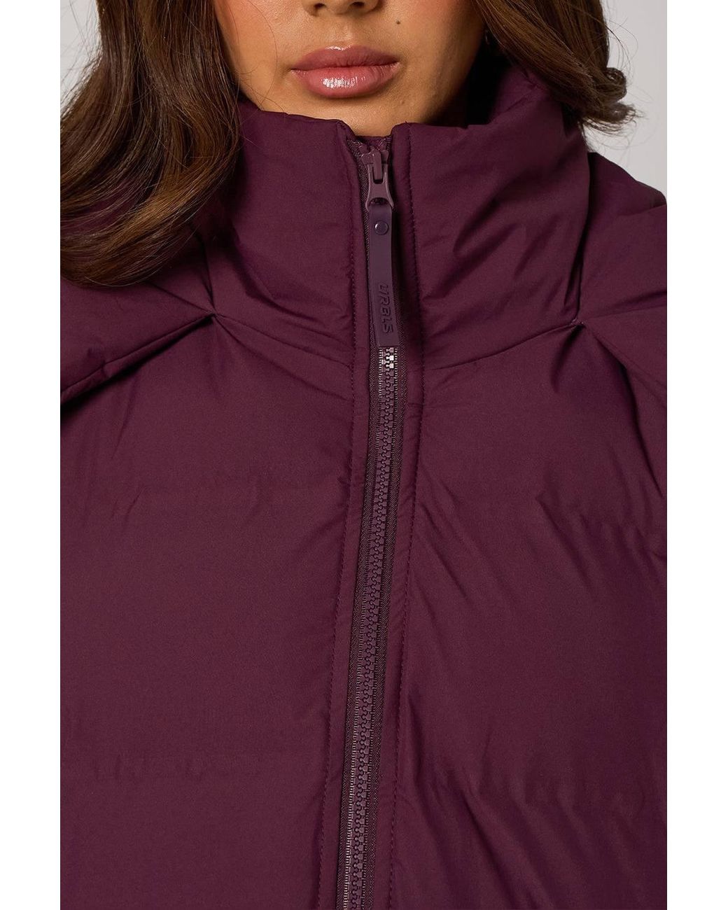 Urban Bliss Blue Seamless Mid Length Puffer