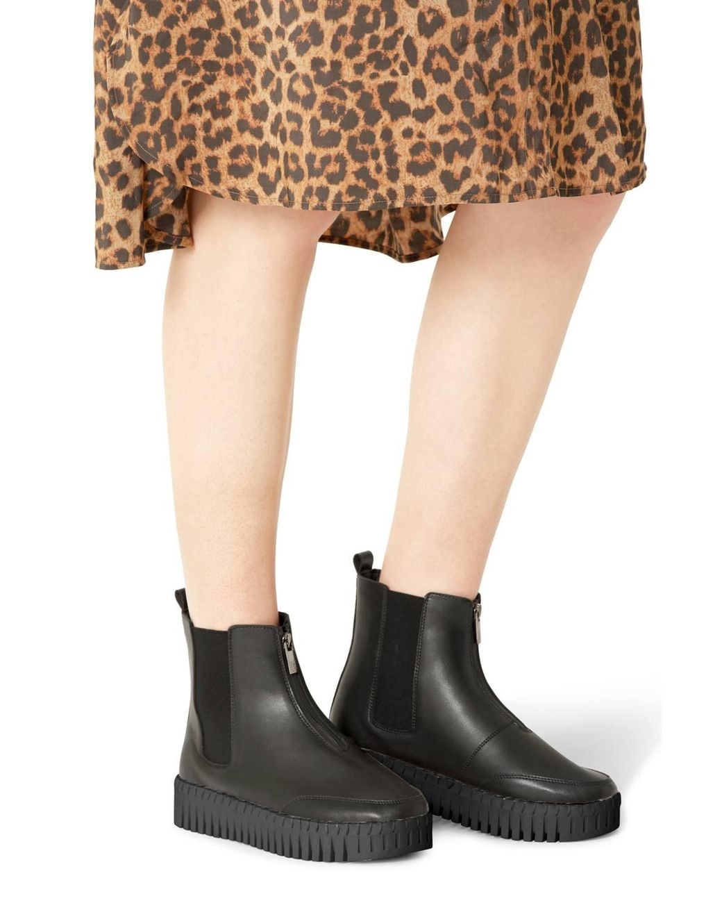 Ilse Jacobsen Black Tulip Zip Boot