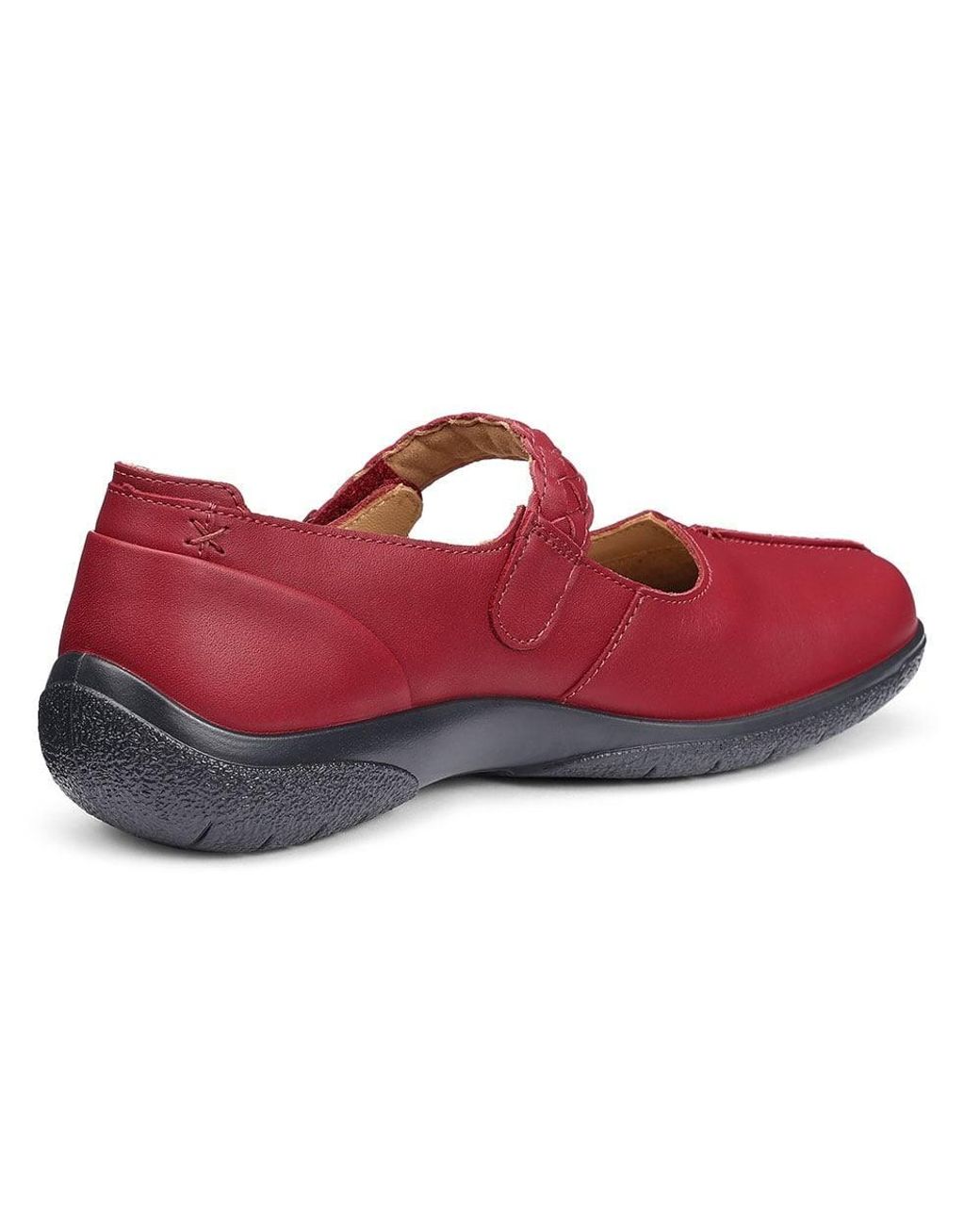 Hotter Red Wide Fit 'Shake Ii' Mary Janes